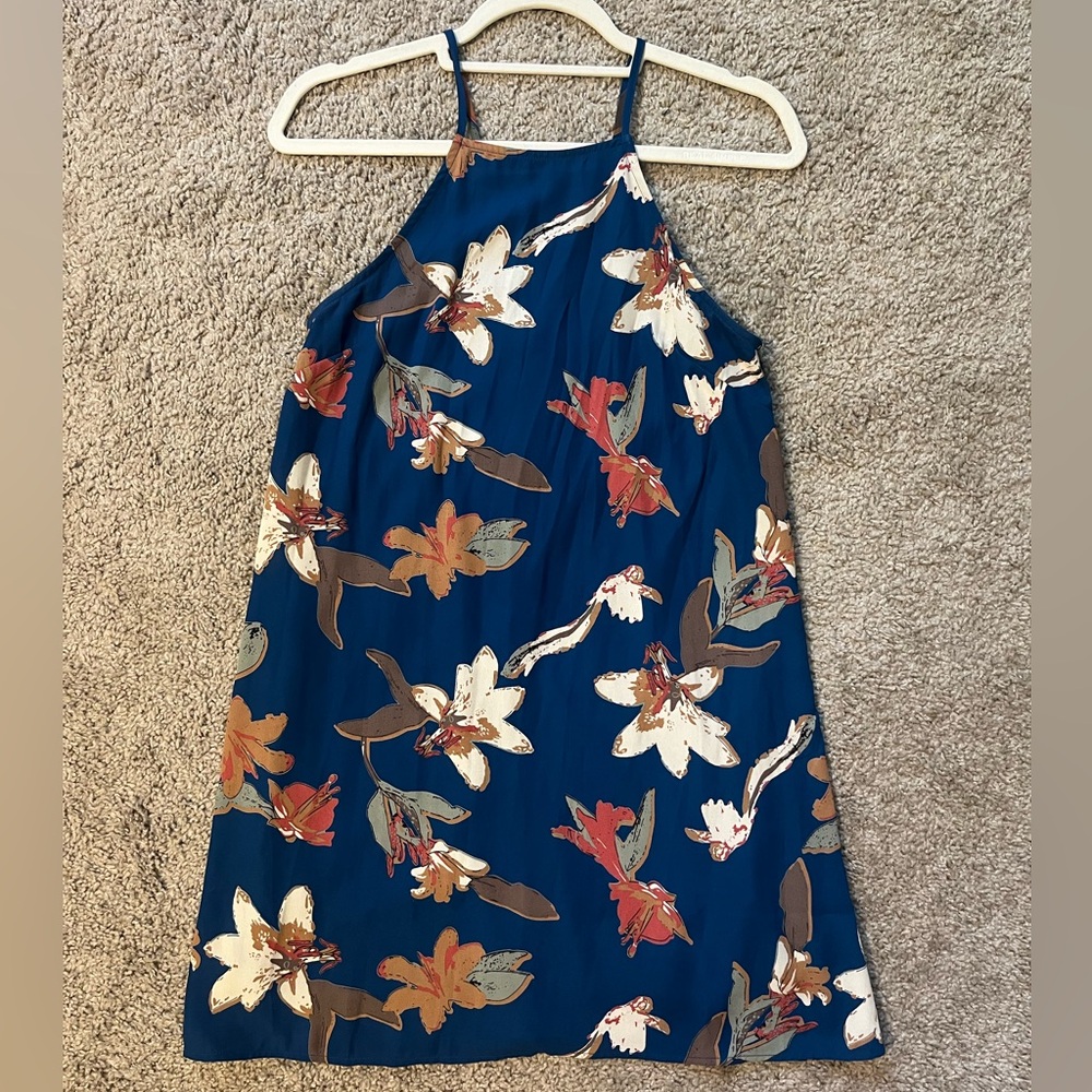 Blue Floral Dress